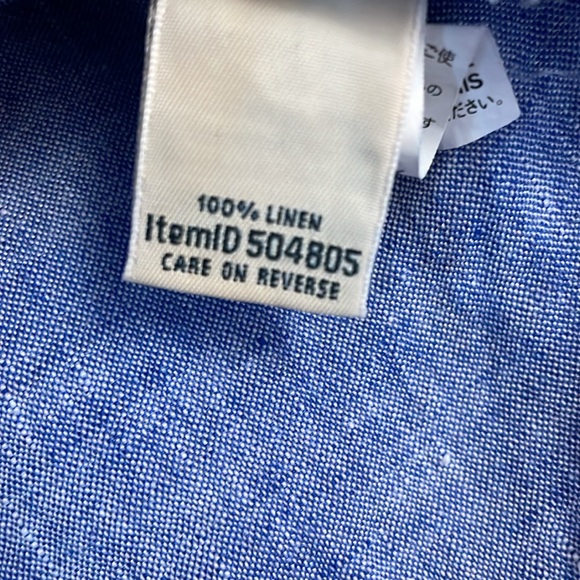 L.L.Bean Women’s 100% Linen Top Size Small - Picture 5 of 6